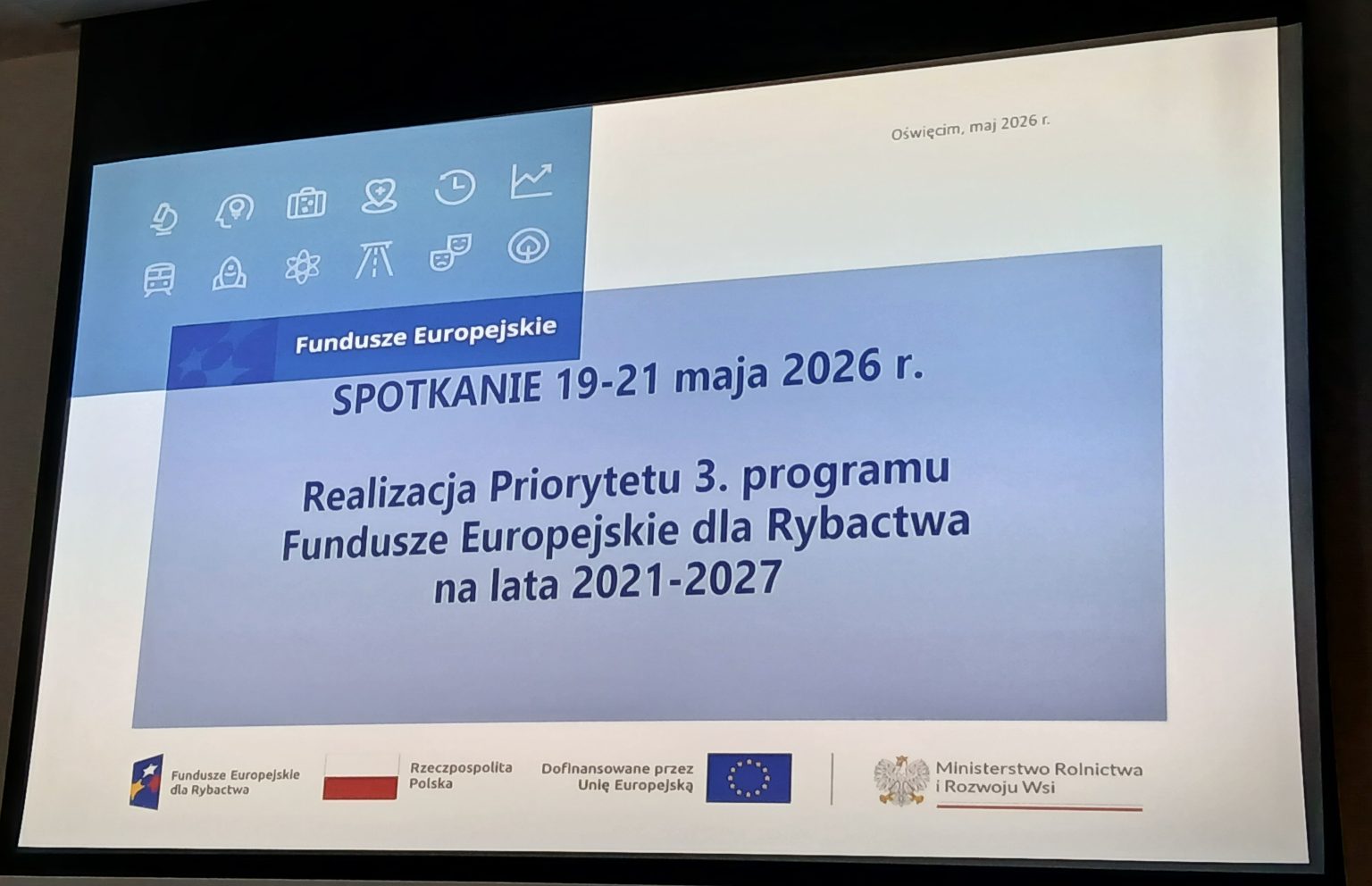 Spotkanie dotyczące realizacji Priorytetu 3. programu Fundusze Europejskie dla Rybactwa na lata 2021–2027.
